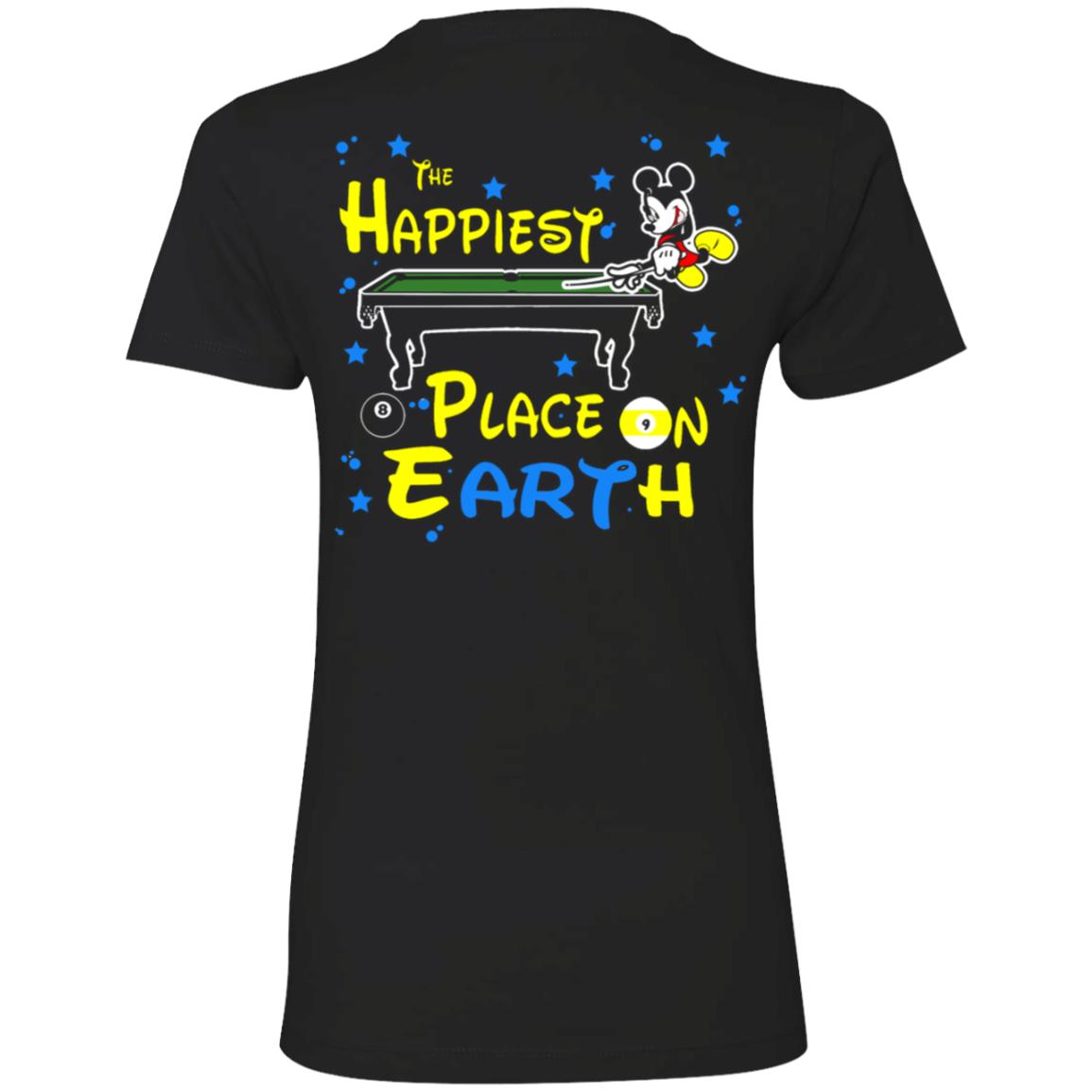 The GHOATS custom design #14. The Happiest Place On Earth. Fan Art. Ladies' Boyfriend T-Shirt