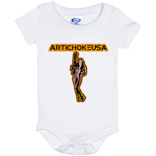 ArtichokeUSA Character and Font design. Let's Create Your Own Team Design Today. Mary Boom Boom. Baby Onesie 6 Month