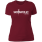 ArtichokeUSA Custom Design. Vaccinated AF (and fine). Ladies' Boyfriend T-Shirt