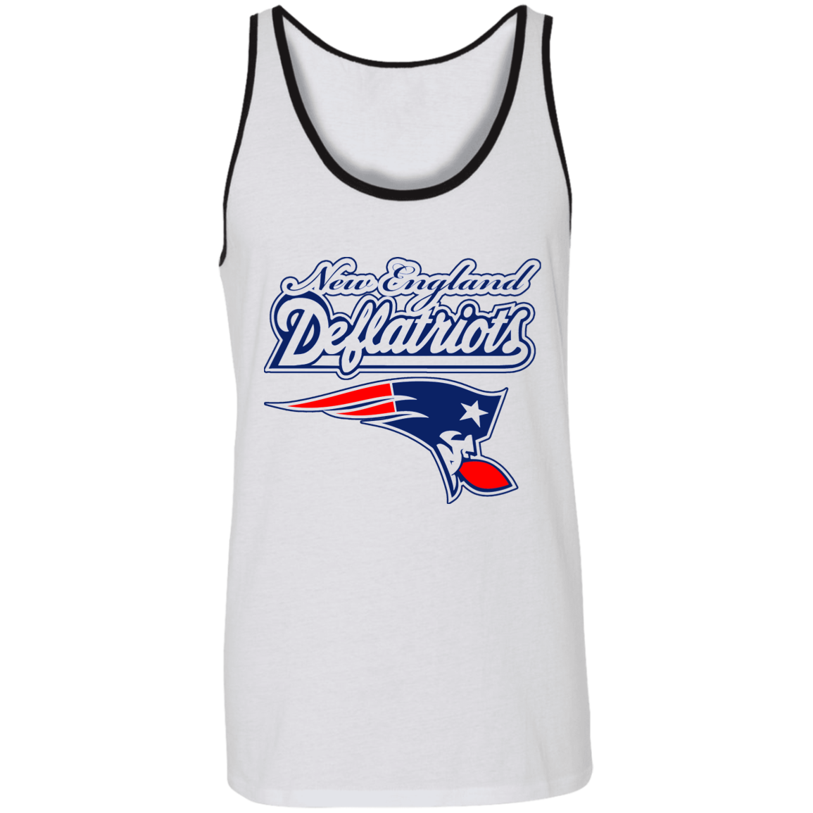 ArtichokeUSA Custom Design. New England Deflatriots. New England Patriots Parody. Unisex Tank