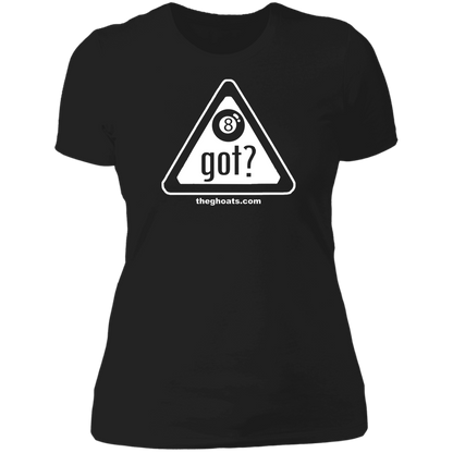 The GHOATS Custom Design. #40 Got Game? / Guess Not. Ladies' Boyfriend T-Shirt