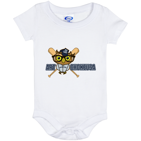 ArtichokeUSA Character and Font design. New York Owl. NY Yankees Fan Art. Let's Create Your Own Team Design Today. Baby Onesie 6 Month