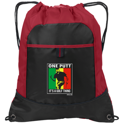 OPG Custom Design #22. One Putt / One Love Parody with Fan Art. Male Edition. Pocket Cinch Pack
