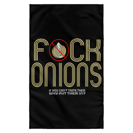 ArtichokeUSA Custom Design. Fuck Onions. Wall Flag