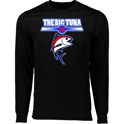 ArtichokeUSA Custom Design. The Big Tuna. Bill Parcell Tribute. NY Giants Fan Art. Long Sleeve Moisture-Wicking Tee