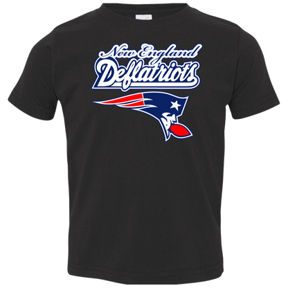 ArtichokeUSA Custom Design. New England Deflatriots. New England Patriots Parody. Toddler Jersey T-Shirt