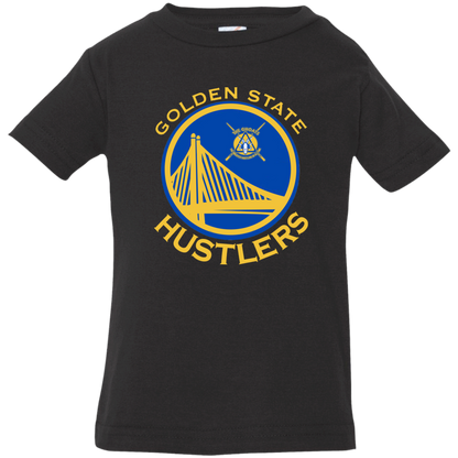 The GHOATS Custom Design. #12 GOLDEN STATE HUSTLERS.	Infant Jersey T-Shirt