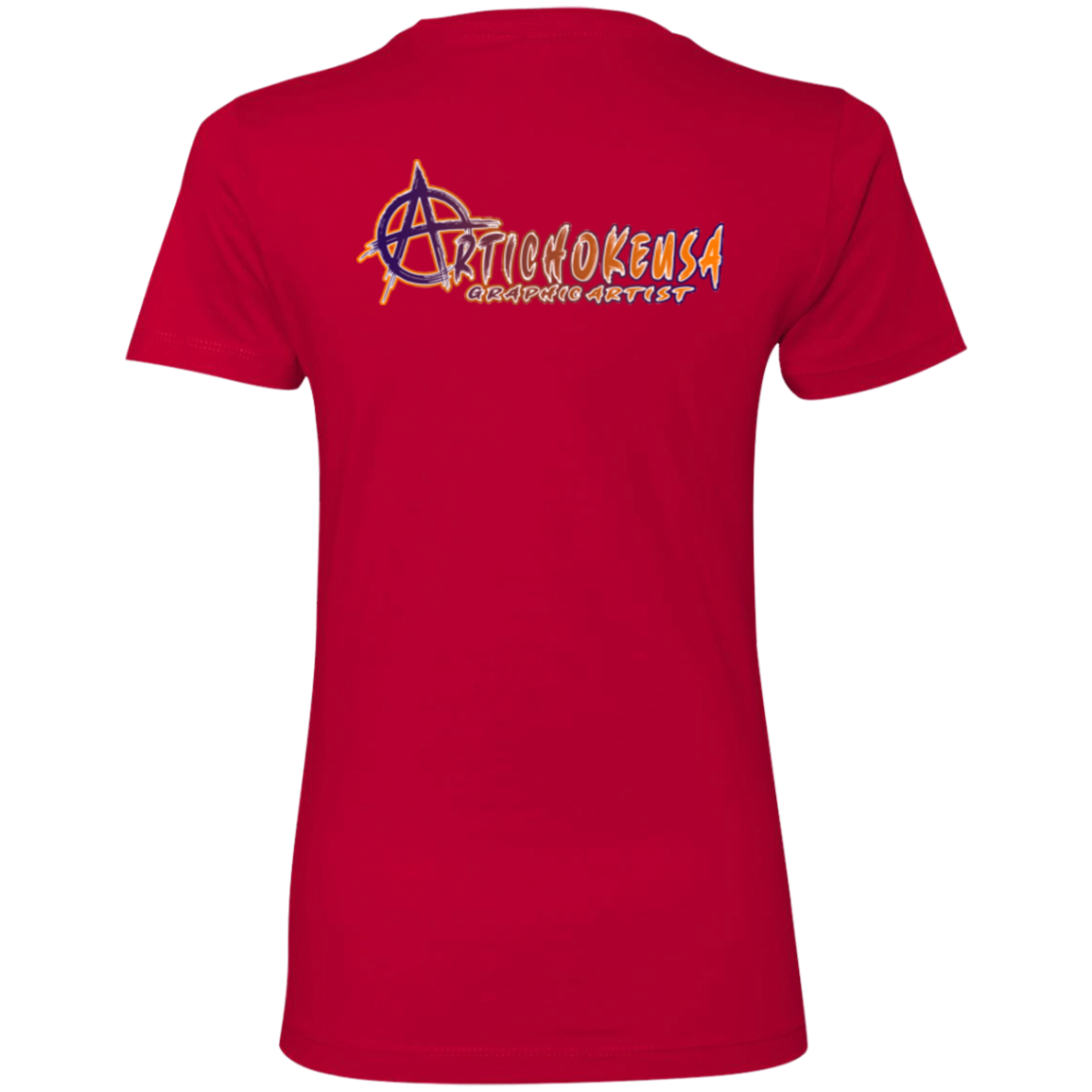 ArtichokeUSA Character and Font design. Let's Create Your Own Team Design Today. Arthur. Ladies' Boyfriend T-Shirt