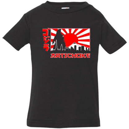 ArtichokeUSA Custom Design.  Fan Art Godzilla/Mecha Godzilla. Infant Jersey T-Shirt