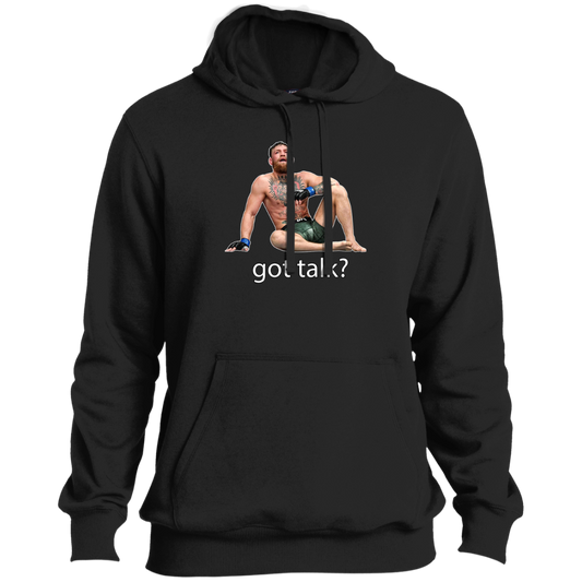 Artichoke Fight Gear Custom Design #12. Got Talk? MMA. Tall Hoodie