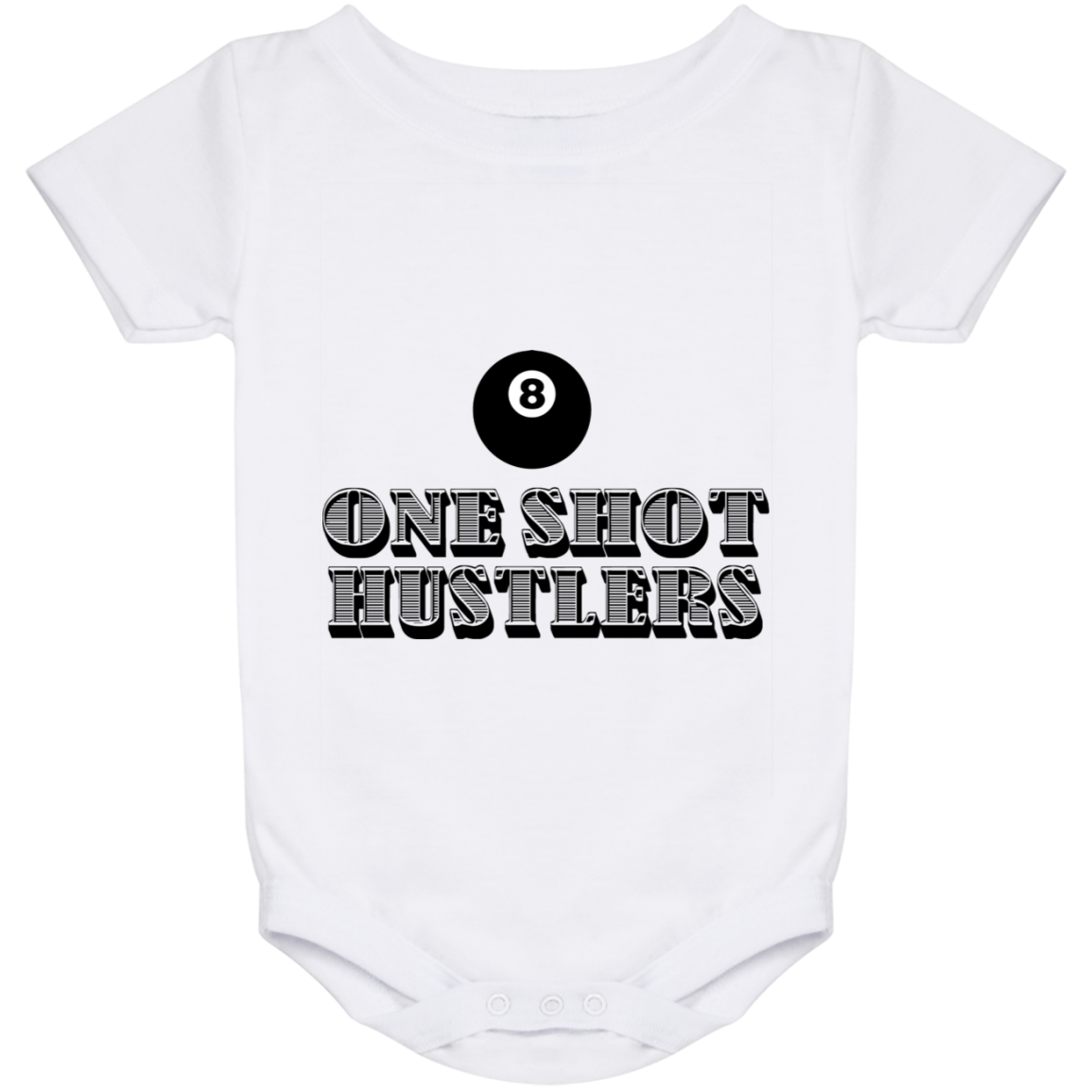 The GHOATS Custom Design. #22 One Shot Hustlers. Baby Onesie 24 Month