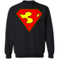 The GHOATS Custom Design. #38 Super 3. APA League. Crewneck Pullover Sweatshirt