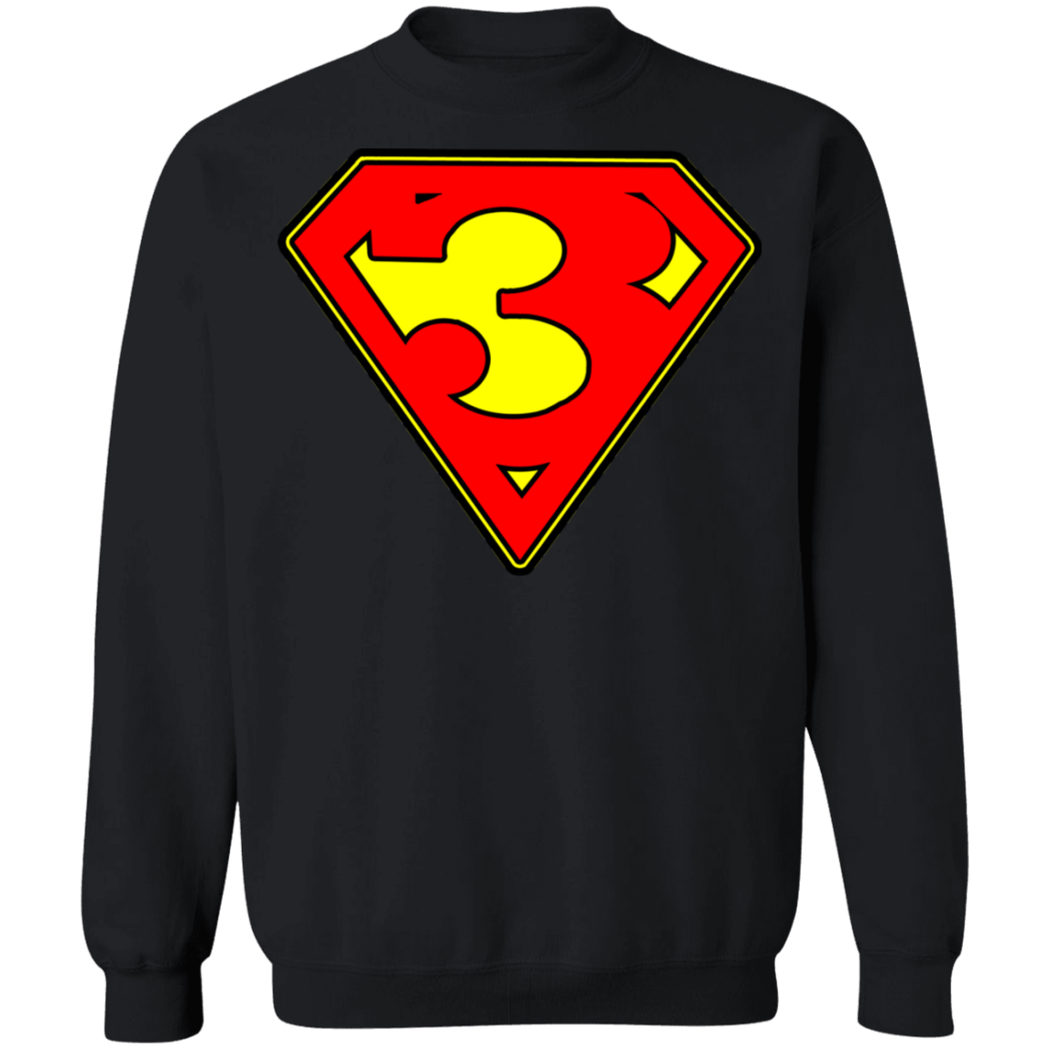 The GHOATS Custom Design. #38 Super 3. APA League. Crewneck Pullover Sweatshirt