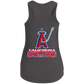 ArtichokeUSA Custom Design. Anglers. Southern California Sports Fishing. Los Angeles Angels Parody. Ladies' Tri Racerback Tank