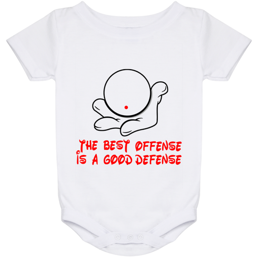 The GHOATS Custom Design. #5 The Best Offense is a Good Defense. Baby Onesie 24 Month