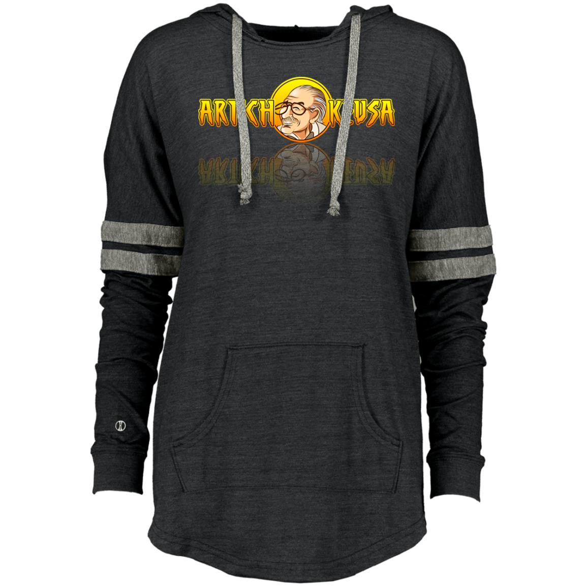 ArtichokeUSA Character and Font design. Stan Lee Thank You Fan Art. Let's Create Your Own Design Today. Ladies Hooded Pullover