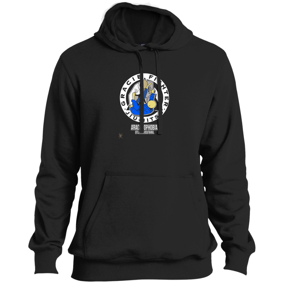 Artichoke Fight Gear Custom Design #1. Arachnophobia: Fear of Spiders. Spider Guard. It's a Jiu Jitsu Thing. Tall Pullover Hoodie