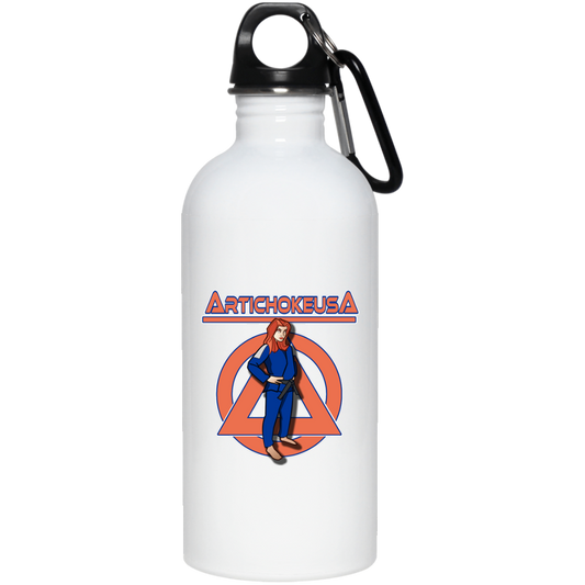 ArtichokeUSA Character and Font design. Let's Create Your Own Team Design Today. Amber. 20 oz. Stainless Steel Water Bottle