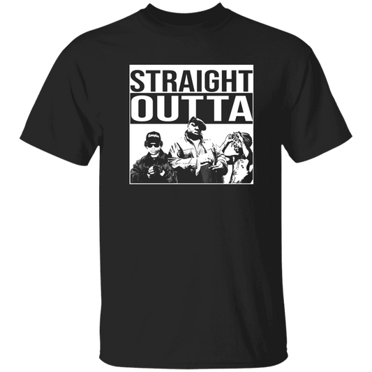 ArtichokeUSA Custom Design #23. GOATs of Rap. Straight Outta Rappers. Parody Fan Art. Universal Fit T-Shirt