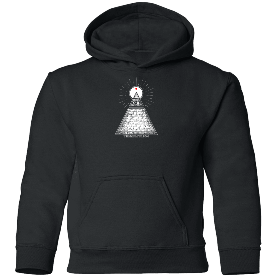 The GHOATS custom design #10. All Seeing Eye. Pool / Billiards. Youth Pullover Hoodie