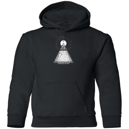 The GHOATS custom design #10. All Seeing Eye. Pool / Billiards. Youth Pullover Hoodie