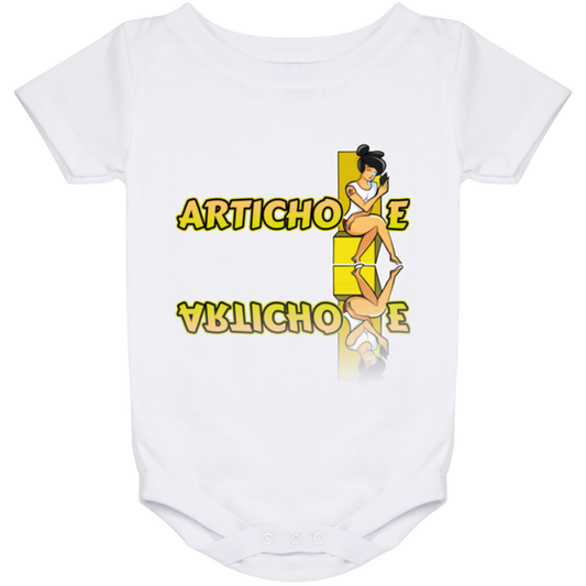 ArtichokeUSA Character and Font Design. Let’s Create Your Own Design Today. Betty. Baby Onesie 24 Month