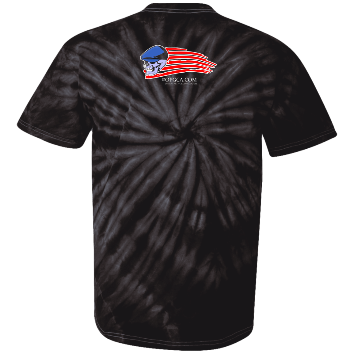 OPG Custom Design #12. Golf America. Male Edition. 100% Cotton Tie Dye T-Shirt