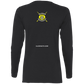The GHOATS Custom Design #7. Rack Break Run Repeat. Ying Yang. Ladies' Cotton LS T-Shirt