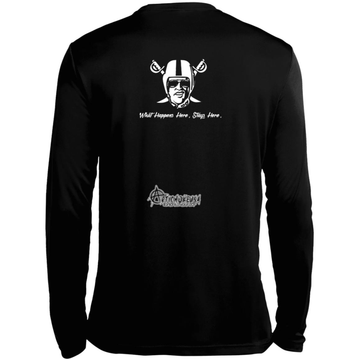 ArtichokeUSA Custom Design. Las Vegas Raiders. Las Vegas / Elvis Presley Parody Fan Art. Let's Create Your Own Team Design Today. Long Sleeve Moisture-Wicking Tee