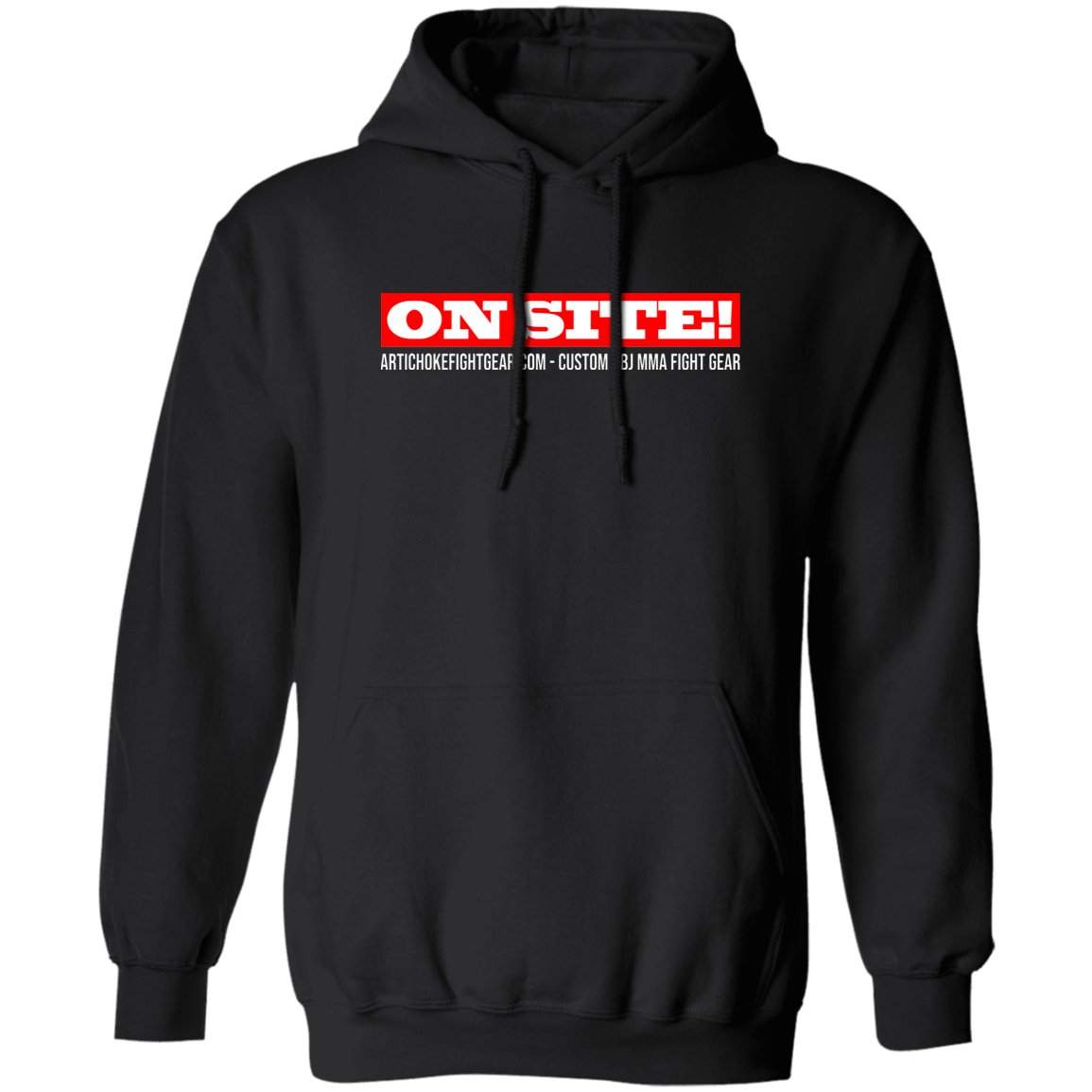 Artichoke Fight Gear Custom Design #14. ON SITE! 50/50 Blend Pullover Hoodie