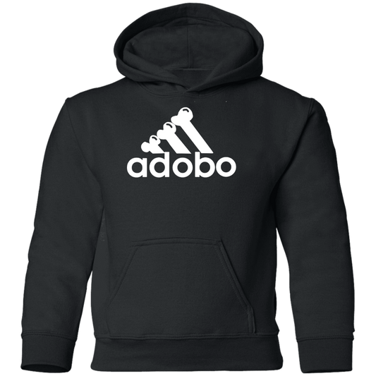 ArtichokeUSA Custom Design. Adobo. Adidas Parody. Youth Pullover Hoodie