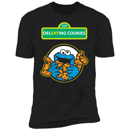 ArtichokeUSA Custom Design #55. DelEATing Cookes. IT humor. Cookie Monster Parody. Ultra Soft Cotton T-Shirt