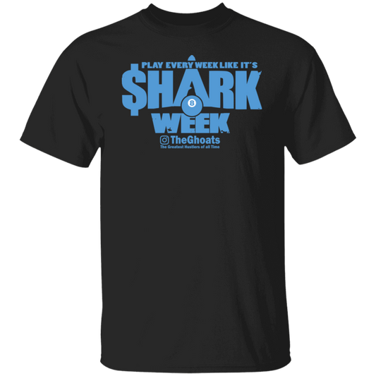 The GHOATS Custom Design. #32. Shark Week. Shark Life. Basic Cotton T-Shirt