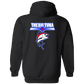 ArtichokeUSA Custom Design. The Big Tuna. Bill Parcell Tribute. NY Giants Fan Art. Zip Up Hooded Sweatshirt