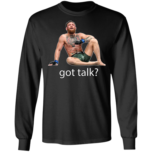 Artichoke Fight Gear Custom Design #10. Got Talk? 100% Cotton Long Sleeve