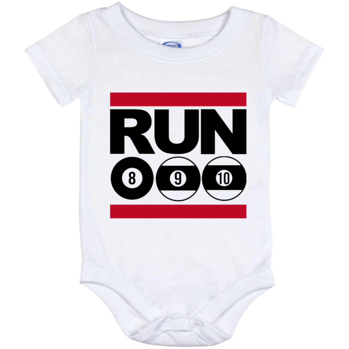 The GHOATS Custom Design. #29 run 8 9 10 ball. Baby Onesie 12 Month