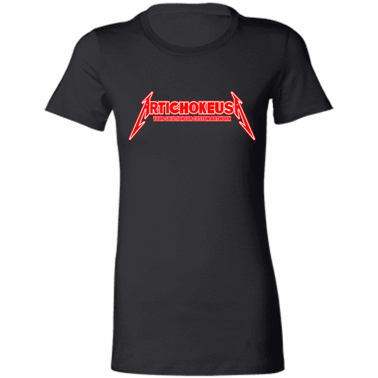 ArtichokeUSA Custom Design. Metallica Style Logo. Let's Make One For Your Project. Ladies' Favorite T-Shirt