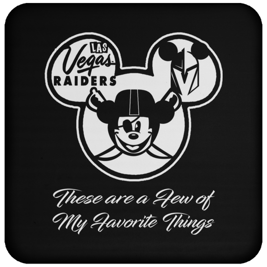 ArtichokeUSA Custom Design. Las Vegas Raiders & Mickey Mouse Mash Up. Fan Art. Parody. Coaster