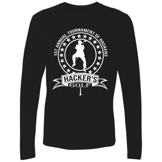 OPG Custom Design #20. 1st Annual Hackers Golf Tournament. Men's 100% Combed Ringspung Cotton