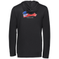 OPG Custom Design #12. Golf America. Male Edition. Eco Triblend T-Shirt Hoodie