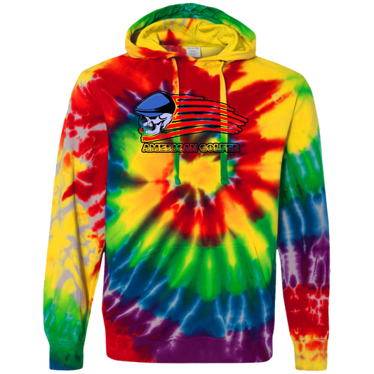 OPG Custom Design #12. Golf America. Male Edition. Tie-Dyed Pullover Hoodie