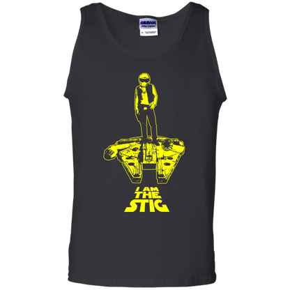 ArtichokeUSA Custom Design. I am the Stig. Han Solo / The Stig Fan Art. 100% Cotton Tank Top