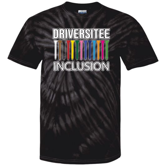ZZZ#06 OPG Custom Design. DRIVER-SITEE & INCLUSION. 100% Cotton Tie Dye T-Shirt