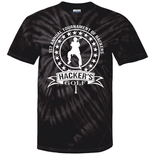 OPG Custom Design #20. 1st Annual Hackers Golf Tournament. Youth Tie-Dye T-Shirt
