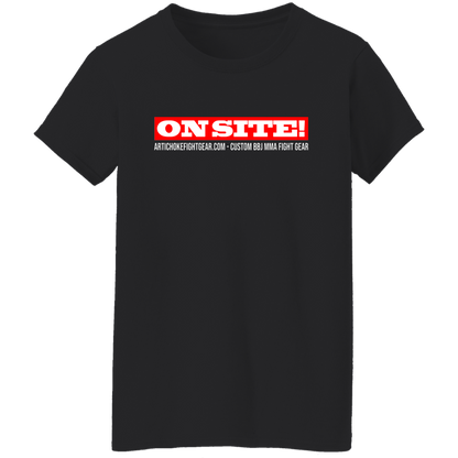 Artichoke Fight Gear Custom Design #14. ON SITE! Ladies' 100% Pre-Shrunk Cotton T-Shirt