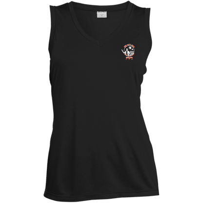 OPG Custom Design #23. Hack N Slice Golf. Freddy and Jason Fan Art. Ladies' Sleeveless V-Neck