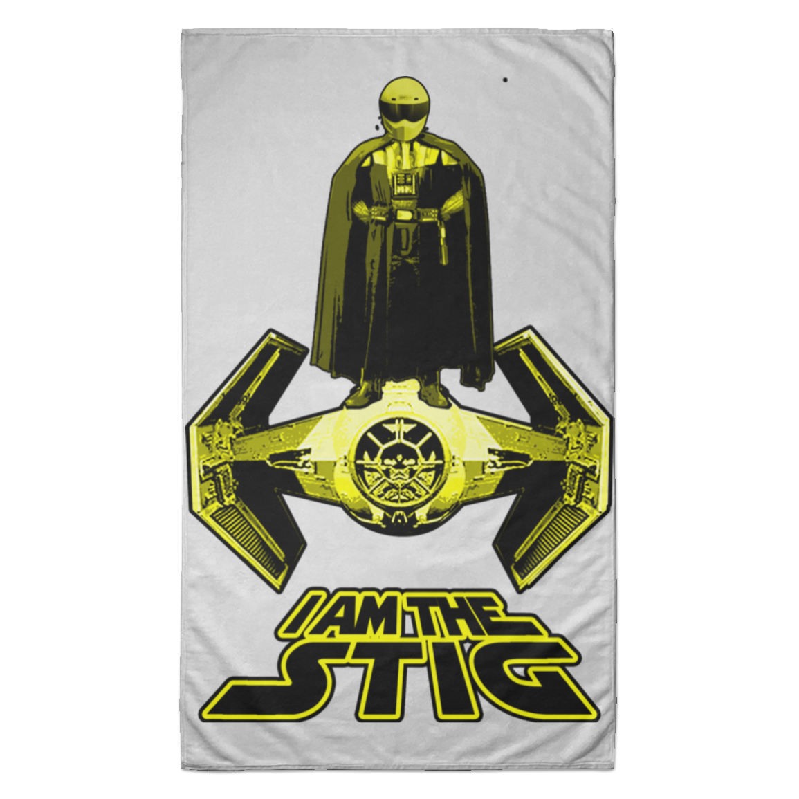 ArtichokeUSA Custom Design. I am the Stig. Vader/ The Stig Fan Art. Towel - 35x60