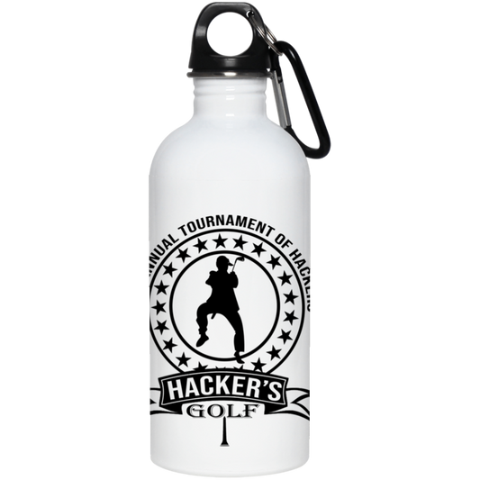 OPG Custom Design #20.1st Annual Hackers Golf Tournament. Men's Edition. 20 oz. Stainless Steel Water Bottle