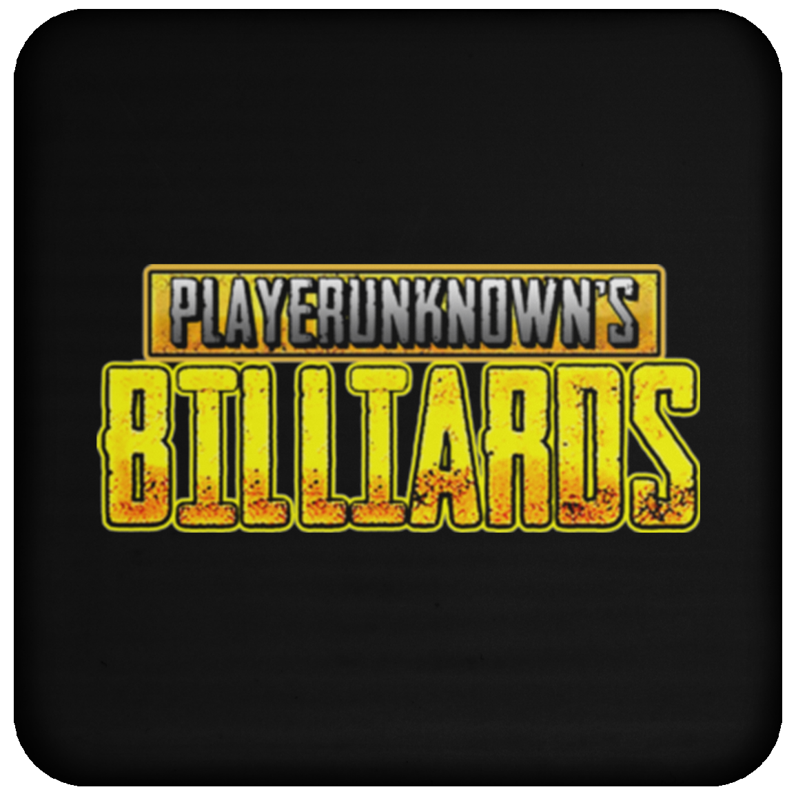 The GHOATS custom design #25. PlayersUnknown Billiards. PUBG Parody. Pool / Billiards. Coaster