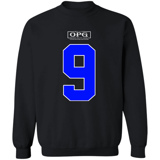 OPG Custom Design #17. Back 9. Crewneck Pullover Sweatshirt